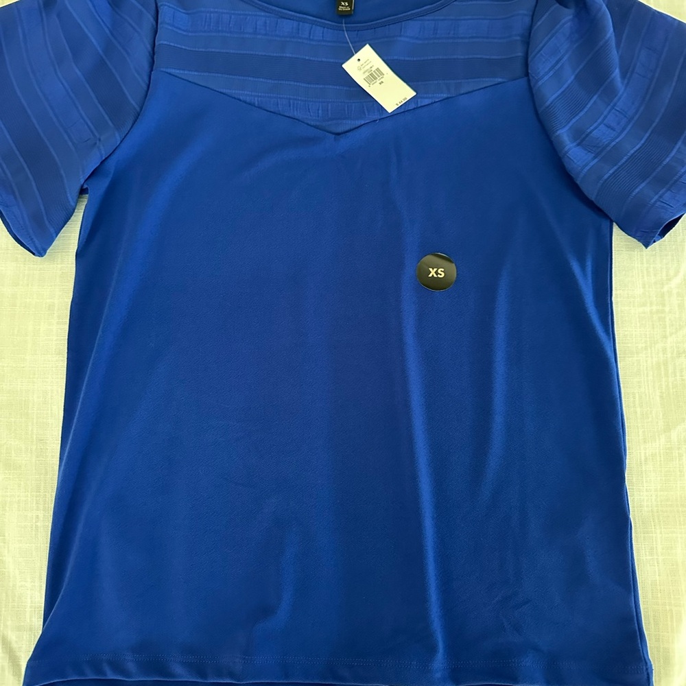 Banana Republic Royal Blue Women's Jersey Top
